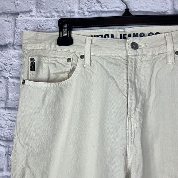 Nautica Men’s Ivory Straight Fit Jeans Size 34x32 - Picture 2 of 9